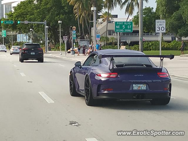 Porsche 911 GT3 spotted in Miami, Florida