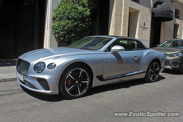 Bentley Continental spotted in Paris, France