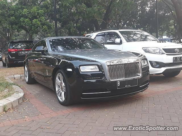 Rolls-Royce Wraith spotted in Jakarta, Indonesia