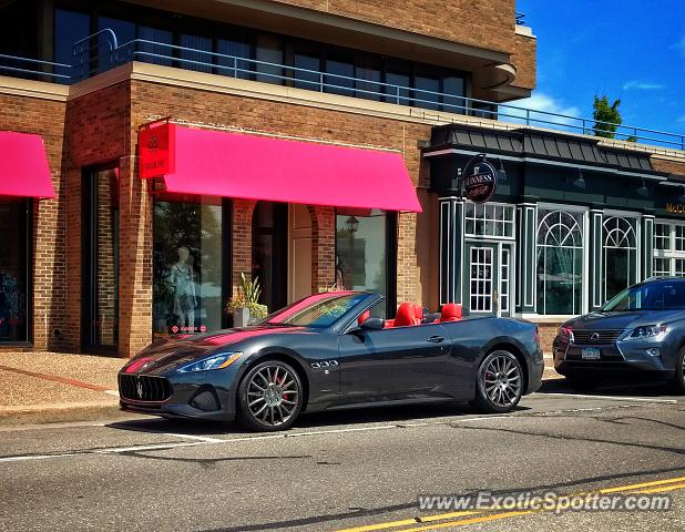 Maserati GranCabrio spotted in Wayzata, Minnesota