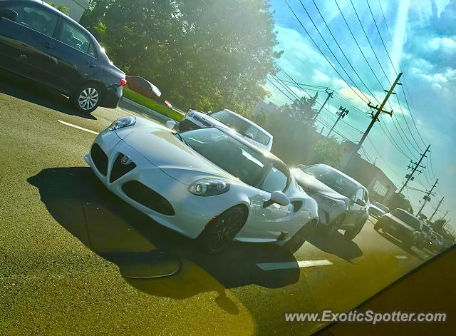 Alfa Romeo 4C spotted in Toms River, New Jersey