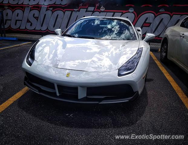 Ferrari 488 GTB spotted in Miami, Florida