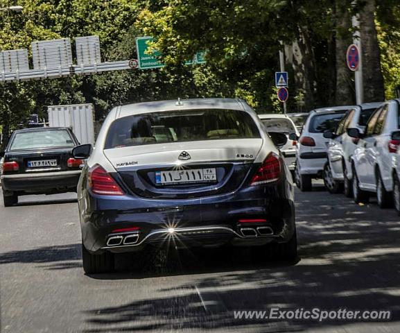 Mercedes Maybach spotted in Tehran, Iran