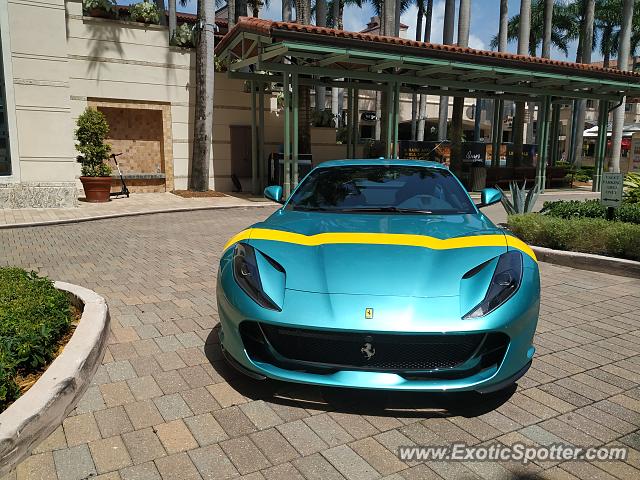 Ferrari 812 Superfast spotted in Coral Gables, Florida