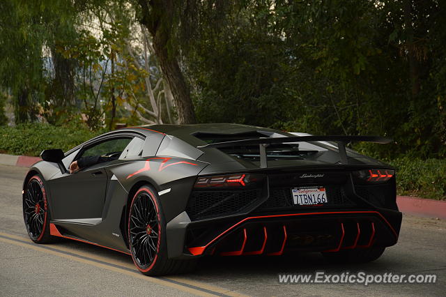 Lamborghini Aventador spotted in Los Angeles, California