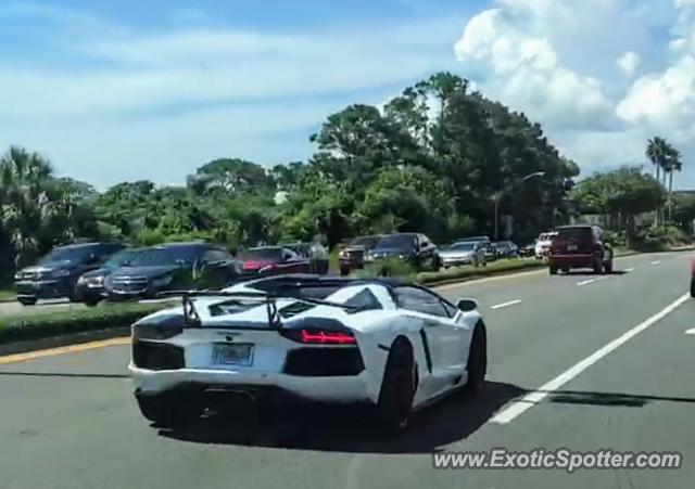 Lamborghini Aventador spotted in Jacksonville, Florida