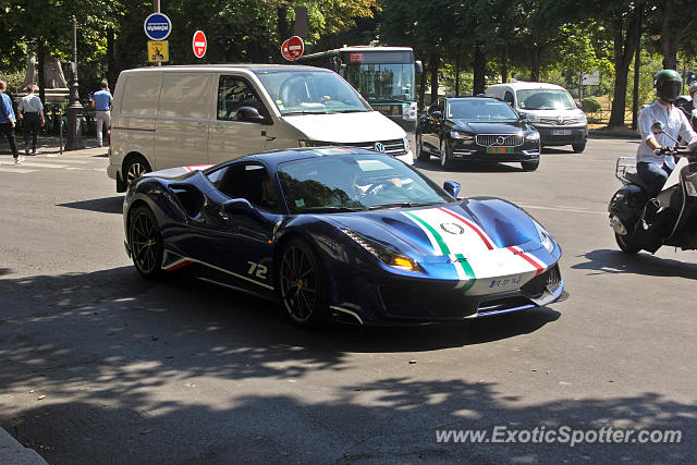 Ferrari 488 GTB spotted in Paris, France