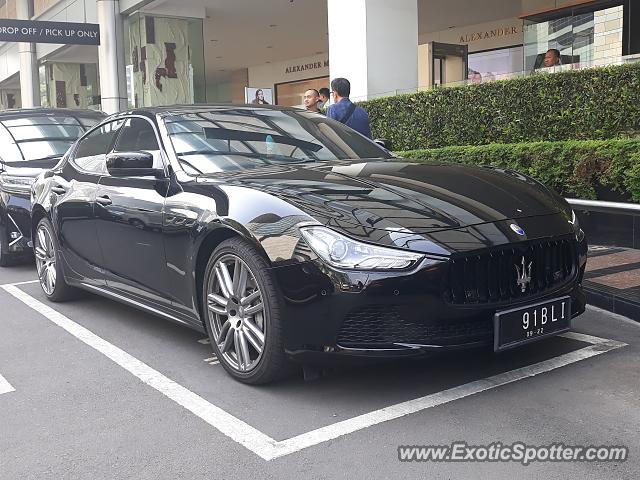 Maserati Ghibli spotted in Jakarta, Indonesia