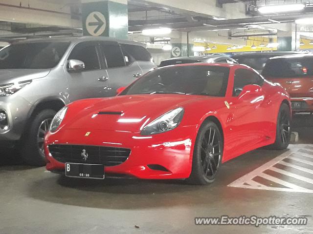 Ferrari California spotted in Jakarta, Indonesia