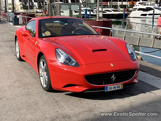 Ferrari California spotted in Vilamoura, Portugal