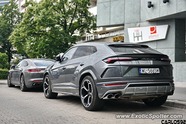 Lamborghini Urus spotted in Warsaw, Poland