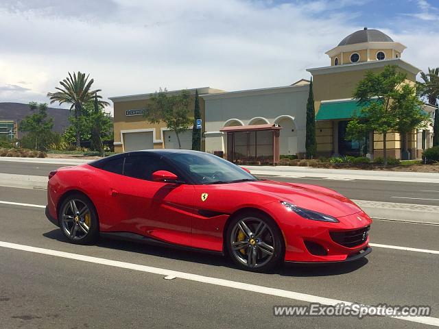 Ferrari Portofino spotted in Carlsbad, California