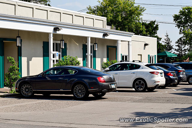 Bentley Continental spotted in Wayzata, Minnesota