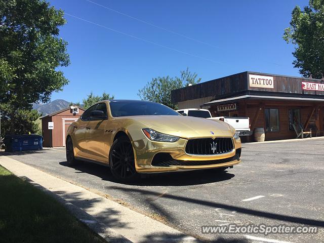 Maserati Ghibli spotted in Bozeman, Montana