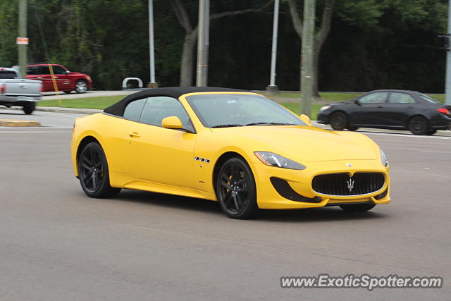 Maserati GranCabrio spotted in Riverview, Florida