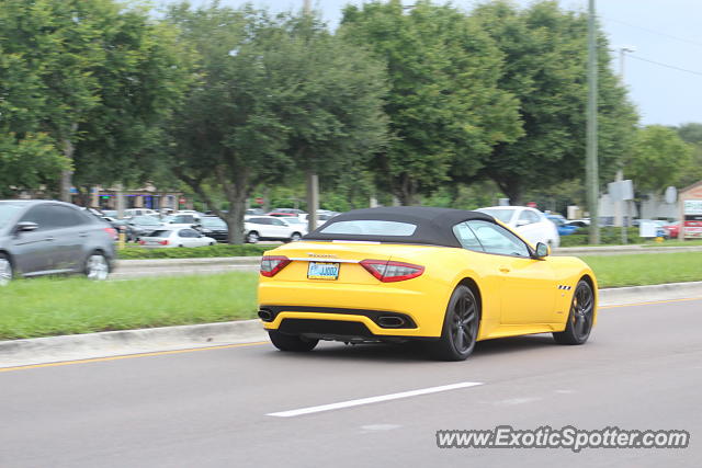 Maserati GranCabrio spotted in Riverview, Florida