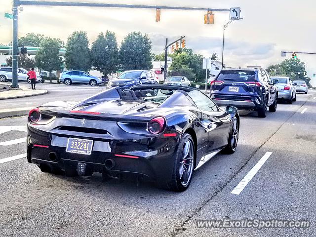 Ferrari 488 GTB spotted in Kenwood, Ohio