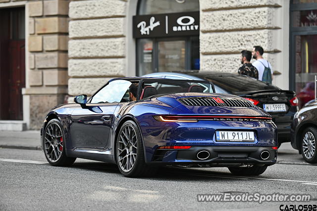 Porsche 911 spotted in Warsaw, Poland