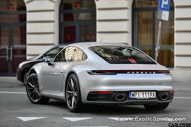 Porsche 911 spotted in Warsaw, Poland