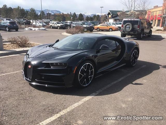 Bugatti Chiron spotted in Littleton, Colorado