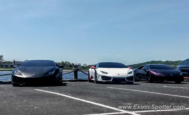 Lamborghini Huracan spotted in Keyport, New Jersey