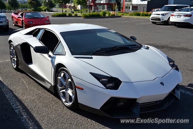 Lamborghini Aventador spotted in Québec, Canada