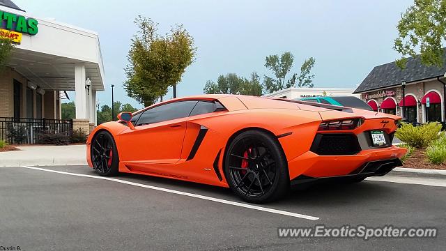 Lamborghini Aventador spotted in Indian Land, South Carolina