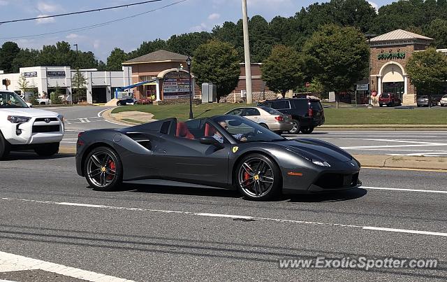 Ferrari 488 GTB spotted in Cumming, Georgia