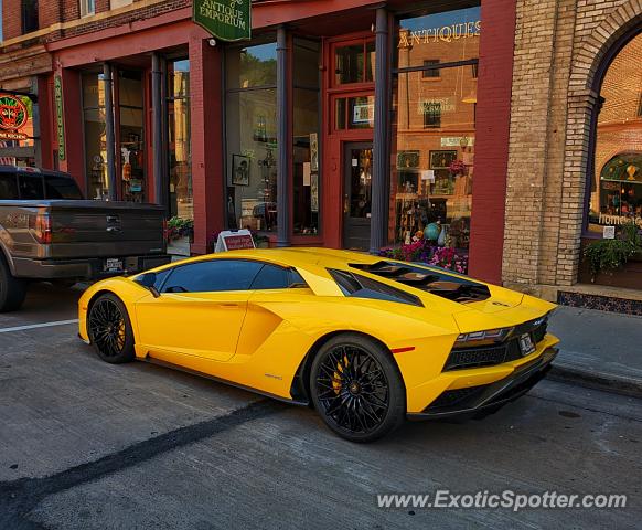 Lamborghini Aventador spotted in Red Wing, Minnesota