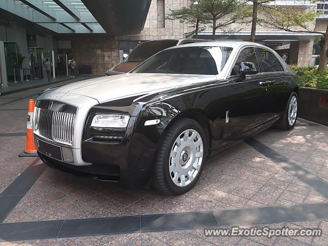 Rolls-Royce Ghost spotted in Jakarta, Indonesia