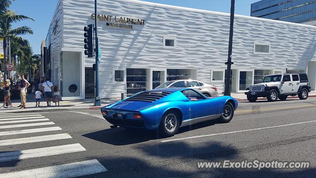 Lamborghini Miura spotted in Beverly Hills, California