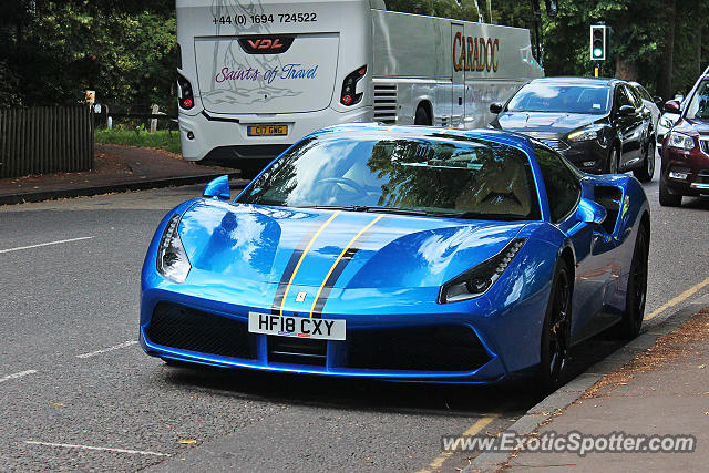 Ferrari 488 GTB spotted in Cambridge, United Kingdom