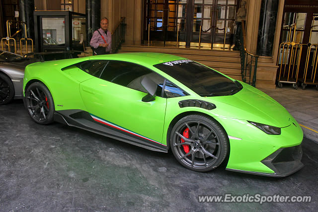 Lamborghini Huracan spotted in Paris, France