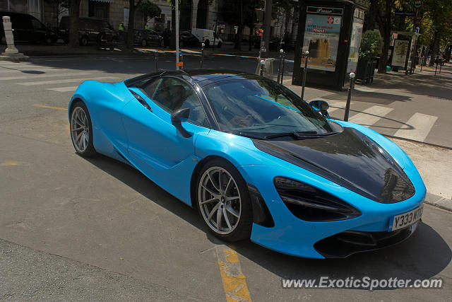 Mclaren 720S spotted in Paris, France