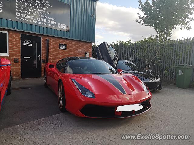 Ferrari 488 GTB spotted in Stockton, United Kingdom