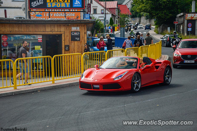 Ferrari 488 GTB spotted in Szklarska Poręba, Poland