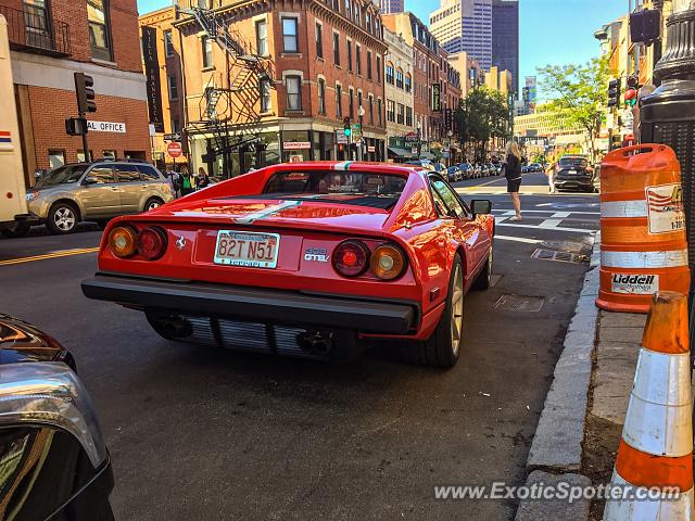 Ferrari 308 spotted in Boston, Massachusetts
