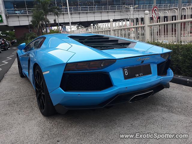 Lamborghini Aventador spotted in Jakarta, Indonesia