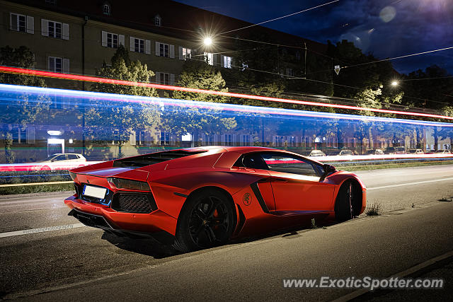 Lamborghini Aventador spotted in Munich, Germany