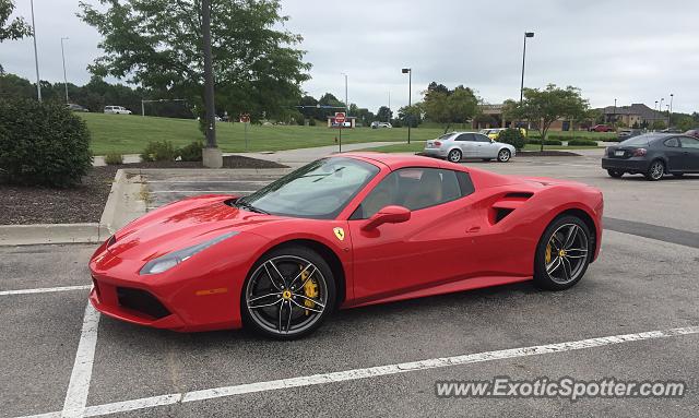 Ferrari 488 GTB spotted in Lincoln, Nebraska