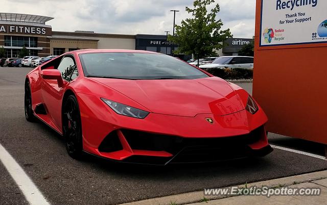 Lamborghini Huracan spotted in Birmingham, Michigan