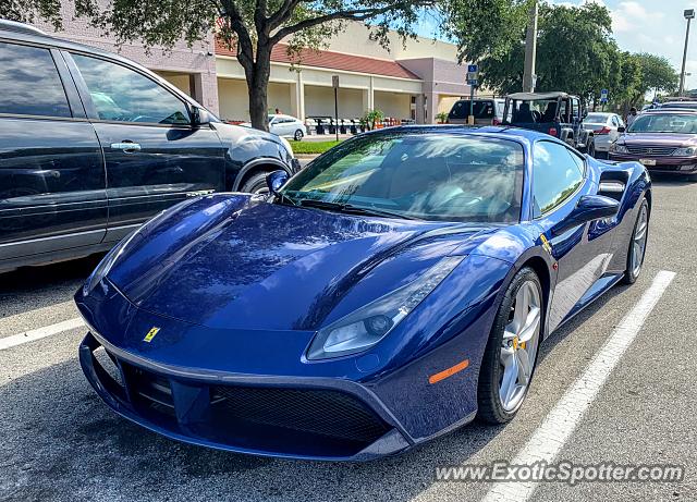 Ferrari 488 GTB spotted in Jacksonville, Florida