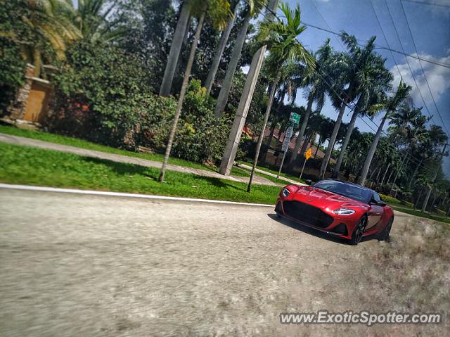 Aston Martin DBS spotted in Miami, Florida