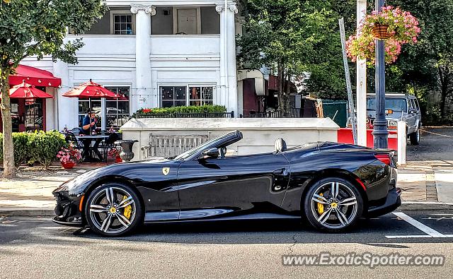 Ferrari Portofino spotted in Bernardsville, New Jersey