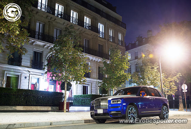 Rolls-Royce Cullinan spotted in Paris, France