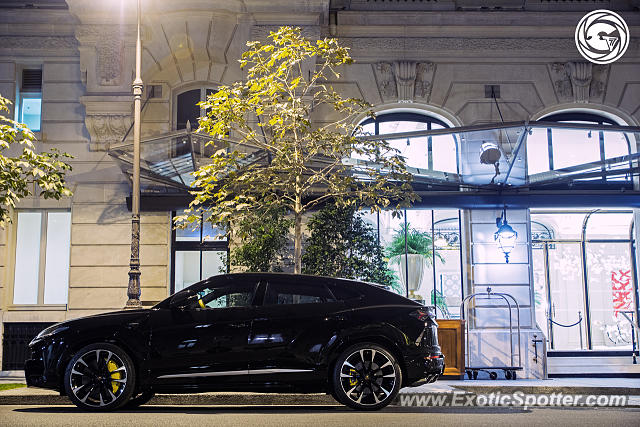 Lamborghini Urus spotted in Paris, France