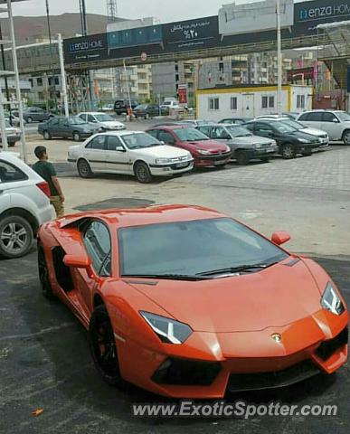 Lamborghini Aventador spotted in Tabriz, Iran