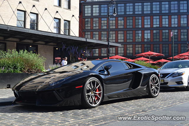 Lamborghini Aventador spotted in Manhattan, New York