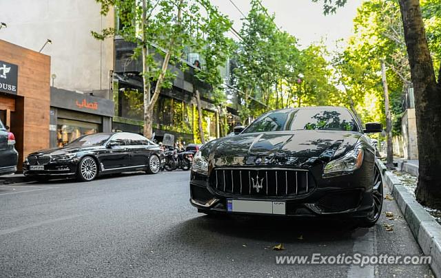 Maserati Quattroporte spotted in Tehran, Iran