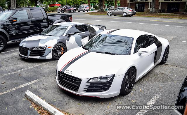 Audi R8 spotted in Huntersville, North Carolina